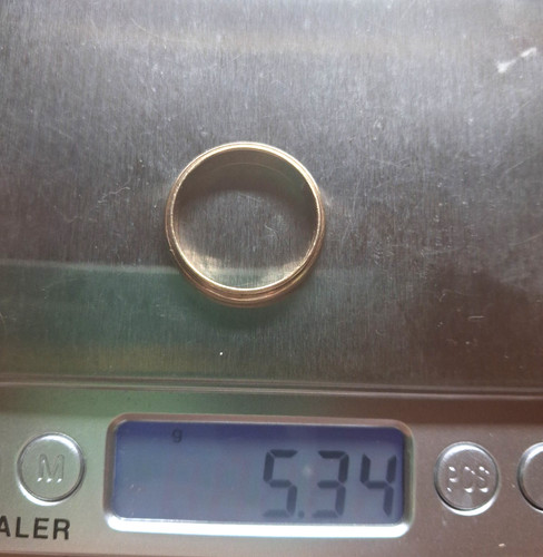 14k gold band scrap 34 - band, scrap-