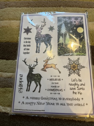 Elusive images damask reindeer - damask,