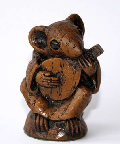 Church mouse musician mandolin - mouse,