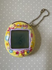 Tamagotchi Connection Version 2 Yellow Flowers Retro Vintage Bandai Wiz 2004
