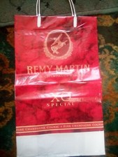 Vintage Rare Remy Martin XO plastic carrier bag. Used. Lovely condition 