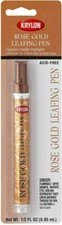 Krylon® Rose Gold Leafing Pen 9.85ml | Acid-free | Chiseled Tip | Upcycle | DIY