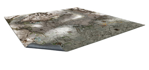 Frosty crags gaming mat - crags,