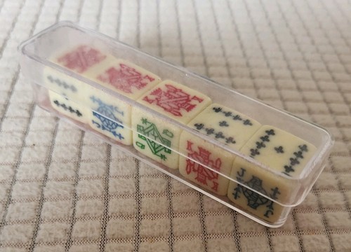 Vintage poker dice set - , early