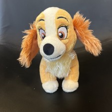 VGC Disney Store Lady & The Tramp Soft Plush Toy 7" Excellent Condition