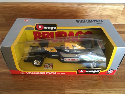 Burago williams fw14 model - williams, f1
