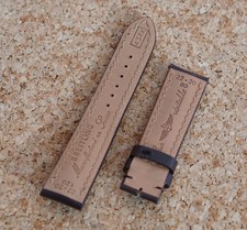 Genuine Breitling 22mm Brown Calf Leather Strap 22-20 Brand New.