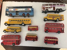 Collection Of Toy Buses Of All