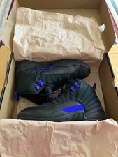 Air Jordan 12 Retro UK size 7.5 black with purple