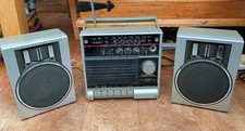 TOSHIBA RT-SX1 VINTAGE RADIO CASETTE BOOMBOX 1980s – RADIO WORKING – RESTORATION