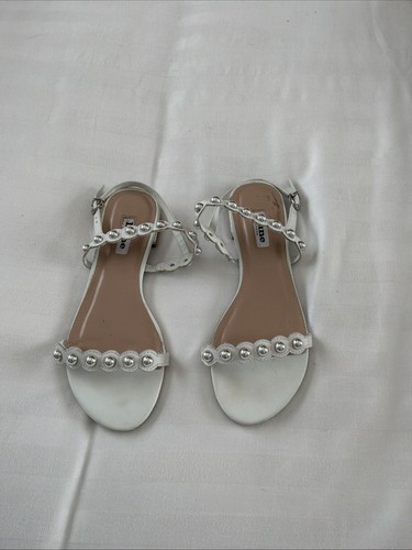 Ladies white and silver dune - white,