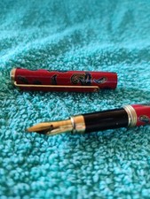 vintage cartridge pen,red