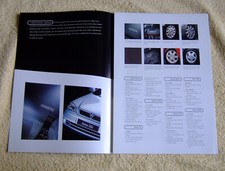 Vauxhall Astra Mk4 Supplement Brochure 1999 models inc new SXi Range