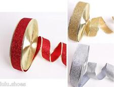 GLITTER RIBBON trim Christmas