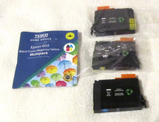 Tesco Epson 603 Ink Cartridges  Black Cyan Yellow