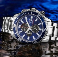 Citizen Promaster Eco-Drive Chronograph Divers Watch Blue Dial Men's CA0710-58L