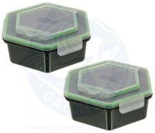 2 x Maggot Box Bait Tubs 1.5L