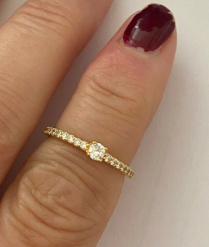 Diamonique 4ct half - tw,