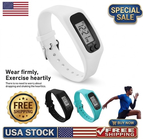 Step counter watch fitness - step,