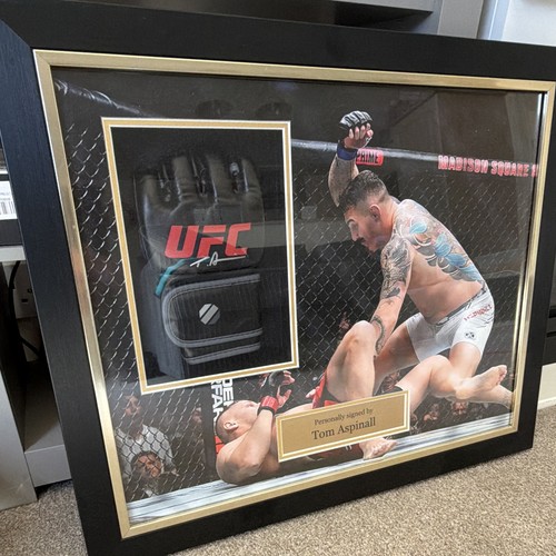 Tom aspinall autographed ufc - autographed,