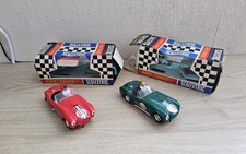 2 x SCALEXTRIC SLOT CARS, RACE TUNED, RED & GREEN AC COBRA SPORT , BOXED,  C.78