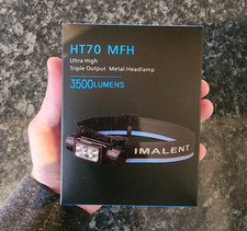 IMALENT HT70 headlamp - 3500 lumens - Type-C charging - 21700 battery