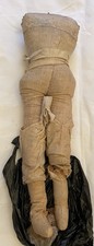 ANTIQUE SAWDUST FILLED DOLLS BODY NO ARMS. c.1850’s. Wax over type body no head 