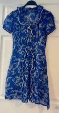 Kate Moss  Topshop Blue Floral