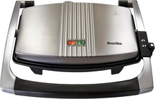 Breville Sandwich/Panini Press & Toastie Maker | 3-Slice | Stainless RRP £36.00