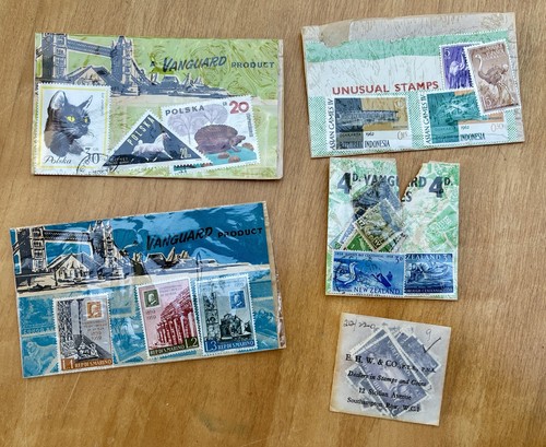 Vintage dealer world stamps - world,