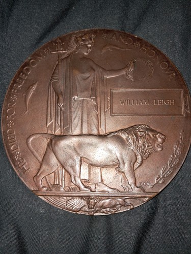 Ww1 british memorial plaque - ww1,