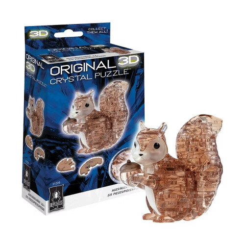 Bepuzzled brown squirrel - brown,