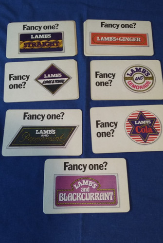 Vintage beer mats lamb s - -, lamb's