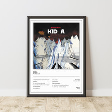 Radiohead Album Cover Poster / KID A / Music Poster / A3 A4 A5