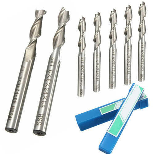 5pcs extra long 6mm flute - extra,