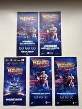 BACK TO THE FUTURE  The Musical London Theatre 5 Different Flyers Leaflets