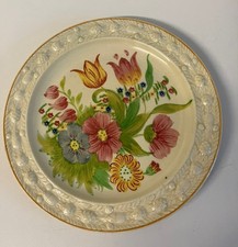 Vintage Adams Royal Ivory Titian ware ceramic embossed plate