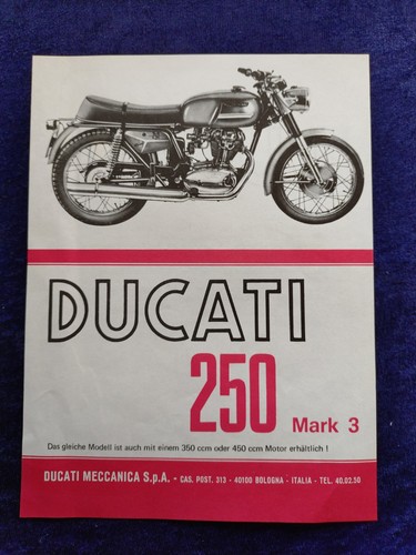 Ducati 250 mark - mark, brochure