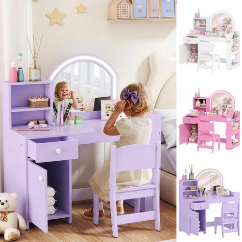 Kids vanity table and chair - table,