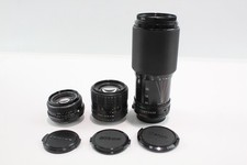Manual Focus Camera Lenses Working Inc Nikon, Pentax & Canon x 3