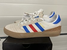 adidas busenitz vulc ii Uk 9.5 Eu 44 White Red Blue Gum Skate OG originals