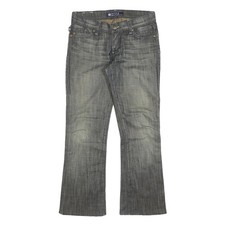 ROCK & REPUBLIC Womens Jeans Grey Regular Straight Denim Medium W28 L26 Stylish