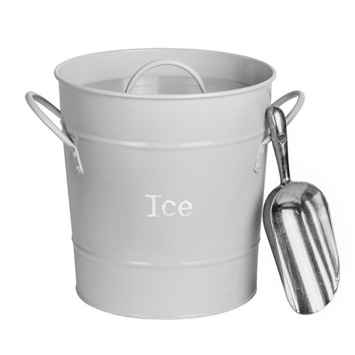 Ice bucket with scoop - scoop, vintage