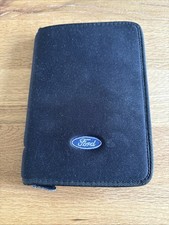 FORD DOCUMENT HOLDER ZIP WALLET FOLDER With OWNER MANUAL HANDBOOK