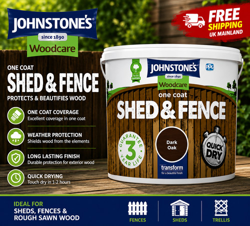 Johnstone one coat shed - one,