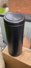 BRABANTIA 30L TOUCH LID BIN MATTE BLACK