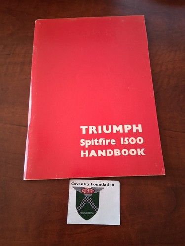 Triumph spitfire 1500 owner - 1500, owner's