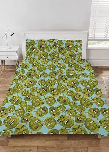 Shrek duvet cover - green, dude