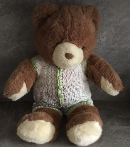 Hand knitted teddy - hand,