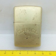 1932 1992 Vintage Zippo Lighter Solid Brass Commemorative Camel & Insert A 03